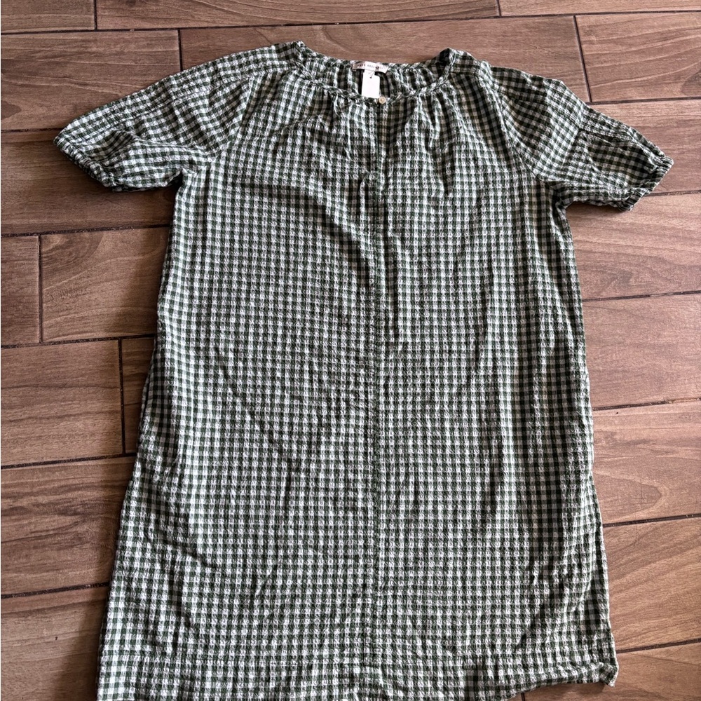 Green Checkered Dress